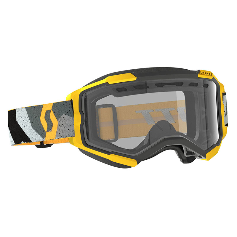 Очки SCOTT Fury Enduro camo grey/yellow clear