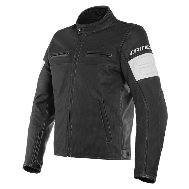 Куртка кожаная Dainese San Diego Perforated Black