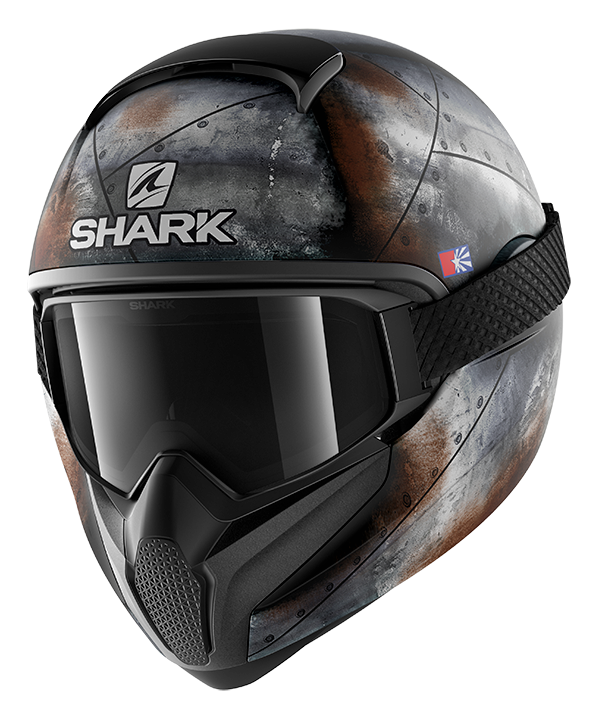 Шлем интеграл SHARK Vancore 2 Flare Mat Black Anthracite Orange