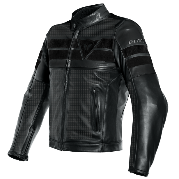 Куртка кожаная Dainese 8-Track Perforated Black