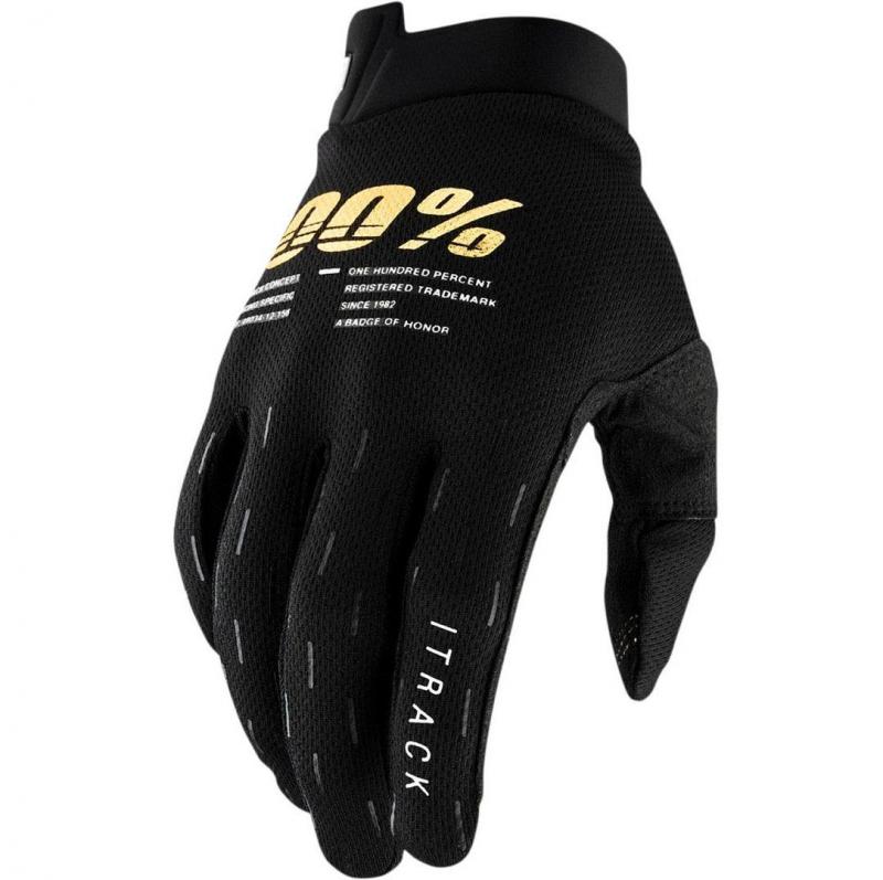 Мотоперчатки подростковые 100% ITrack Youth Glove Black