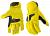  Туристические кожаные перчатки Moteq Venus флуоресцентно-желтые S
