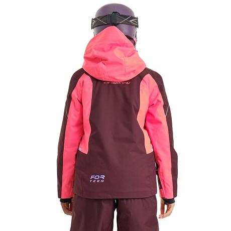 Куртка утепленная детская Dragonfly Gravity Teenager 2024 Purple - Brown 140-146