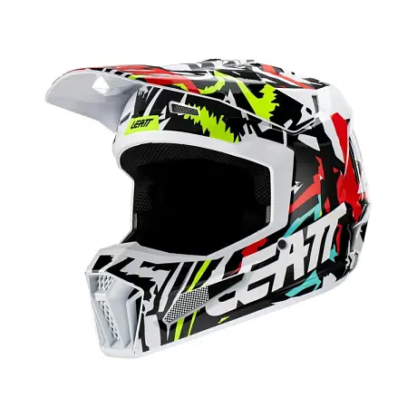 Шлем подростковый Leatt Moto 3.5 Junior Zebra M