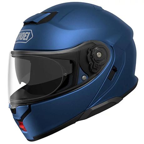 Шлем модуляр Shoei Neotec III CANDY синий матовый металлик M