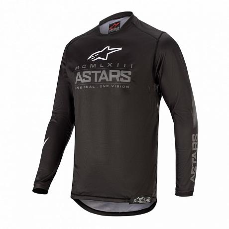 Джерси Alpinestars Racer Graphite Jersey, черно-серый