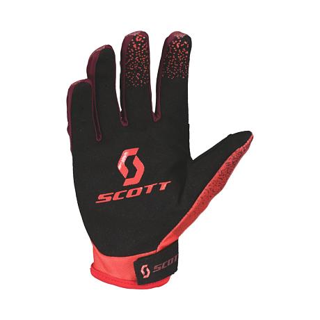 Перчатки SCOTT 350 Dirt Evo Junior red/black