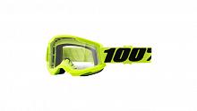 Очки 100% Strata 2 Goggle Fluo/Yellow/Clear Lens