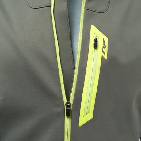 Куртка мужская с капюшоном Dragonfly Explorer 2.0 2024 Grey - Lemon