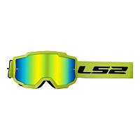 Очки кросс LS2 CHARGER Goggle с хамелеон линзой желтые