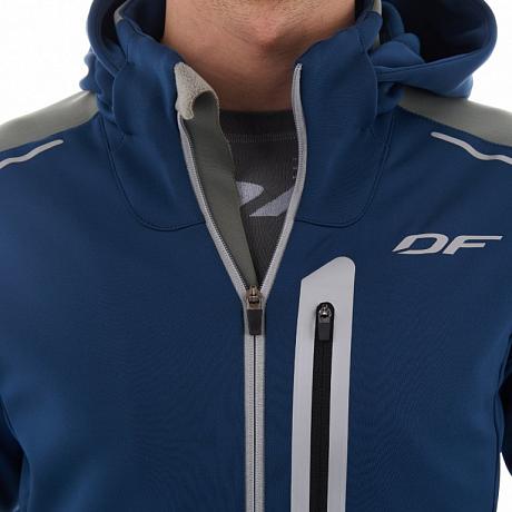 Куртка мужская с капюшоном Dragonfly Explorer 2.0 Grey Ocean