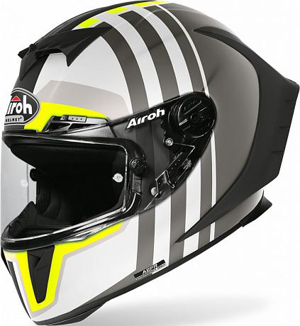 Шлем AIROH GP550 S Skyline, Желто-Черно-Серый Матовый L