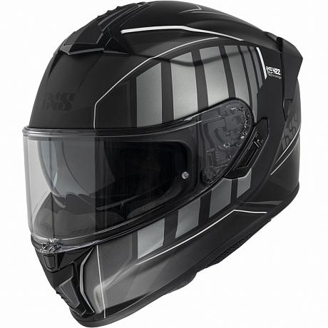 Шлем интеграл IXS iXS422 FG 2.1 черный/серый XS