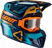 Кроссовый шлем Leatt Moto 7.5 V21.3 + очки Velocity 4.5