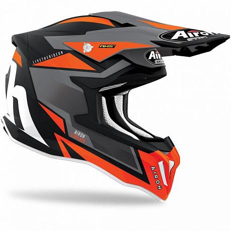 Шлем кроссовый Airoh Strycker Orange Matt S