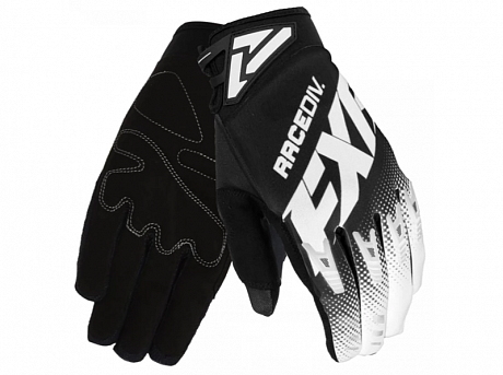Перчатки FXR Factory Ride Adjustable MX Glove 20 Black/White S