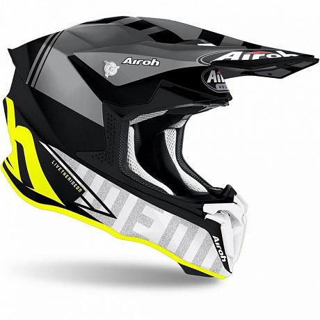 Кроссовый шлем Airoh Twist 2.0 Tech Yellow Matt L