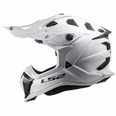 Кроссовый шлем LS2 MX700 Subverter Evo Solid Белый XS