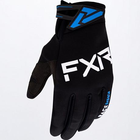 Перчатки FXR Cold Cross Lite Glove 21 Black/Blue M