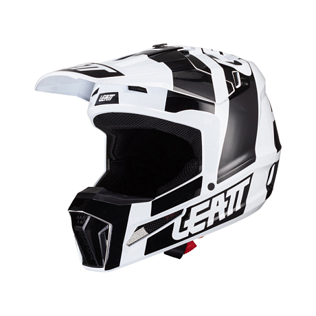 Шлем подростковый Leatt Moto 3.5 Junior Black/White V24 M