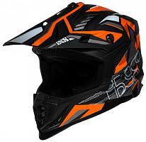 Шлем кроссовый IXS iXS363 2.0 черно-оранжевый