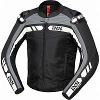 Куртка IXS RS-500 1.0 черно-серо-белая