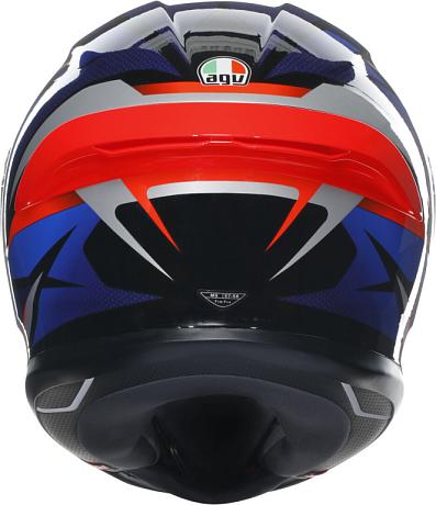 Мотошлем AGV K-6 S Slashcut Black/blue/red M