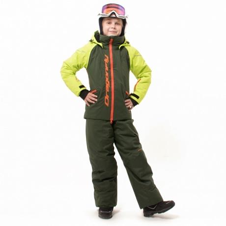 Куртка утепленная Dragonfly Gravity TEENAGER Green - Orange 2023