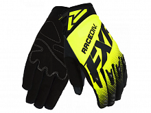 Перчатки FXR Factory Ride Adjustable MX Glove 20 Black/HiVis