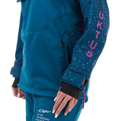 Dragonfly Куртка-анорак сноубордическая UKTUS Woman Dark Ocean-Pink XS