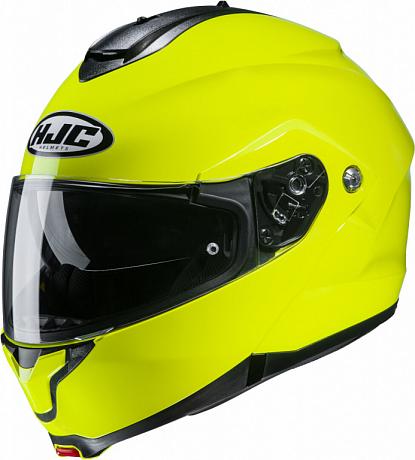 Шлем модуляр HJC С91 Fluorescent Green XS
