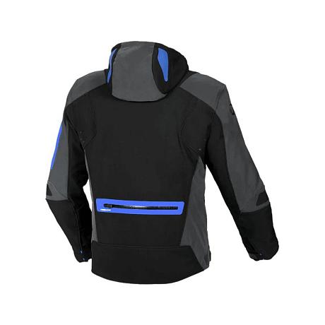 Куртка ткань MACNA ANGLE черная/синяя M