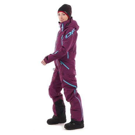 Снегоходный Утепленный комбинезон Dragonfly Extreme Woman Purple Sky 2024 XS