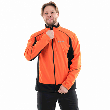 Куртка Dragonfly Explorer Black-Orange мужская Softshell XS