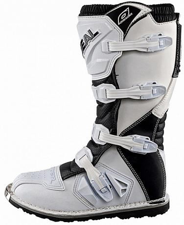 Мотоботы кроссовые Oneal Rider Boot белые