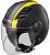 Открытый шлем LS2 OF562 Airflow Metropolis Matt Black Yellow